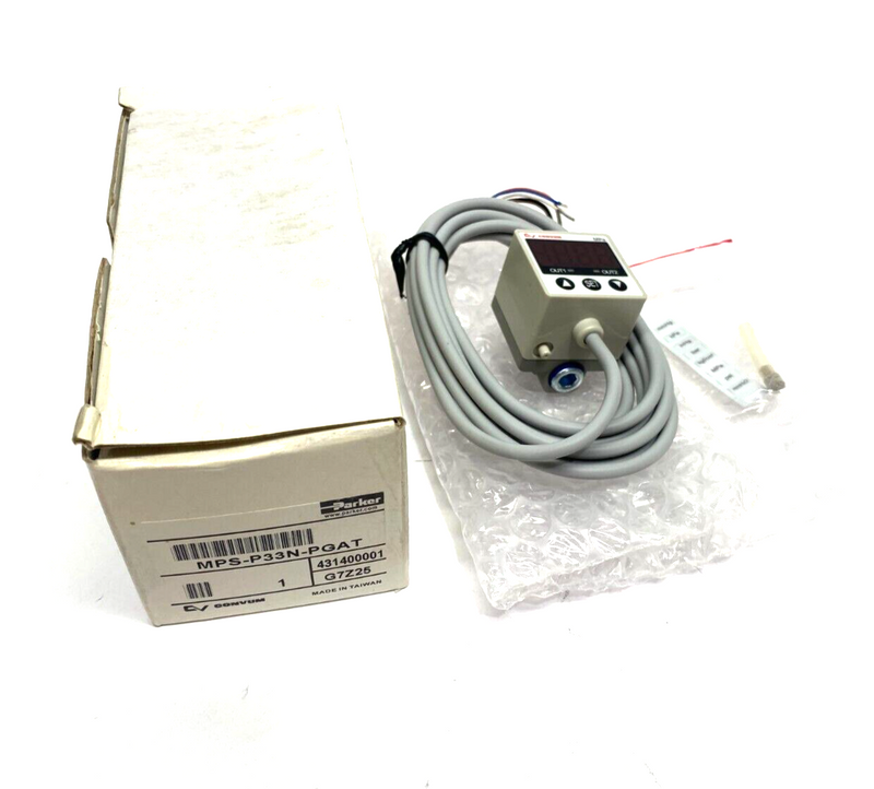 Parker MPS-P33N-PGAT Single Color Panel Mount Pressure Sensor - Maverick Industrial Sales