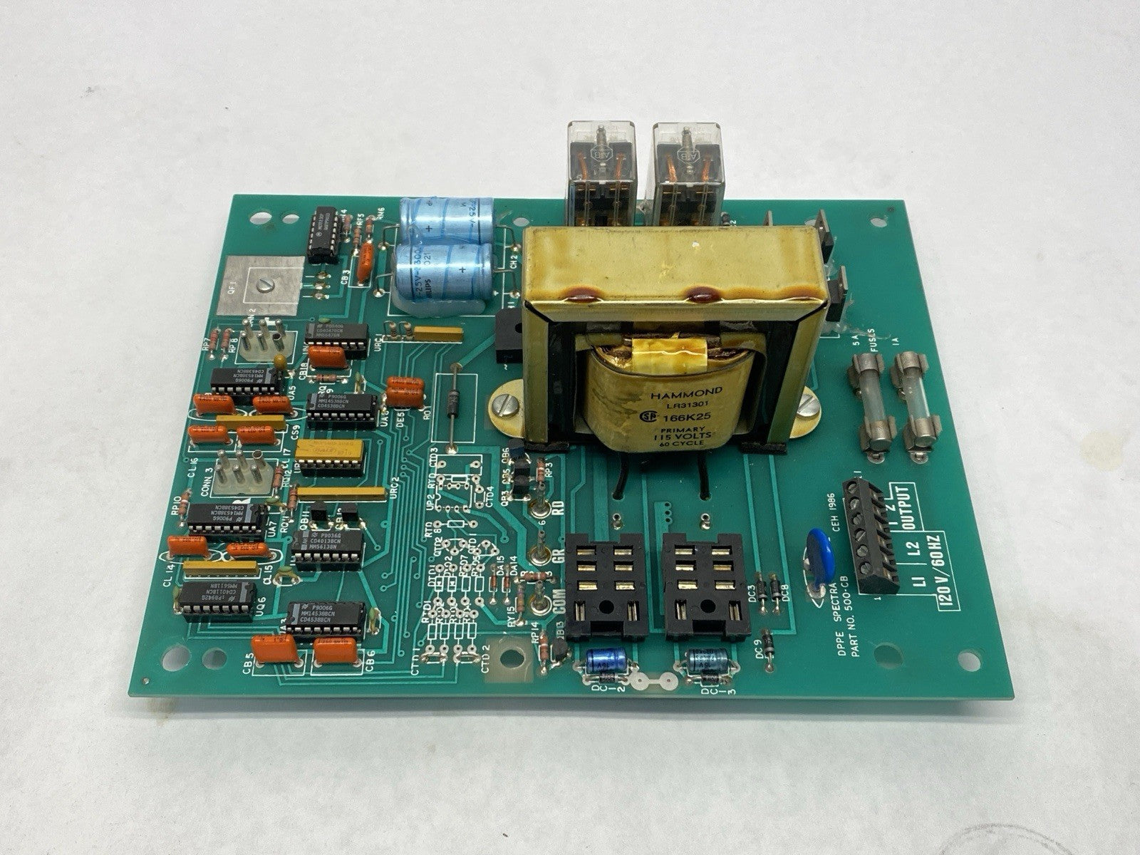 Spectra Control 500-CB Power Supply Chassis DPPE CEH 1986 - Maverick Industrial Sales