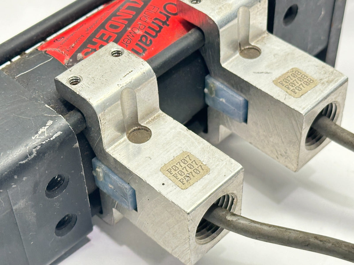 1A DB 2.00 X 3.00 | Ortman Fluid Power Pneumatic Cylinder 2" Bore 3" Stroke - Used - Maverick Industrial Sales