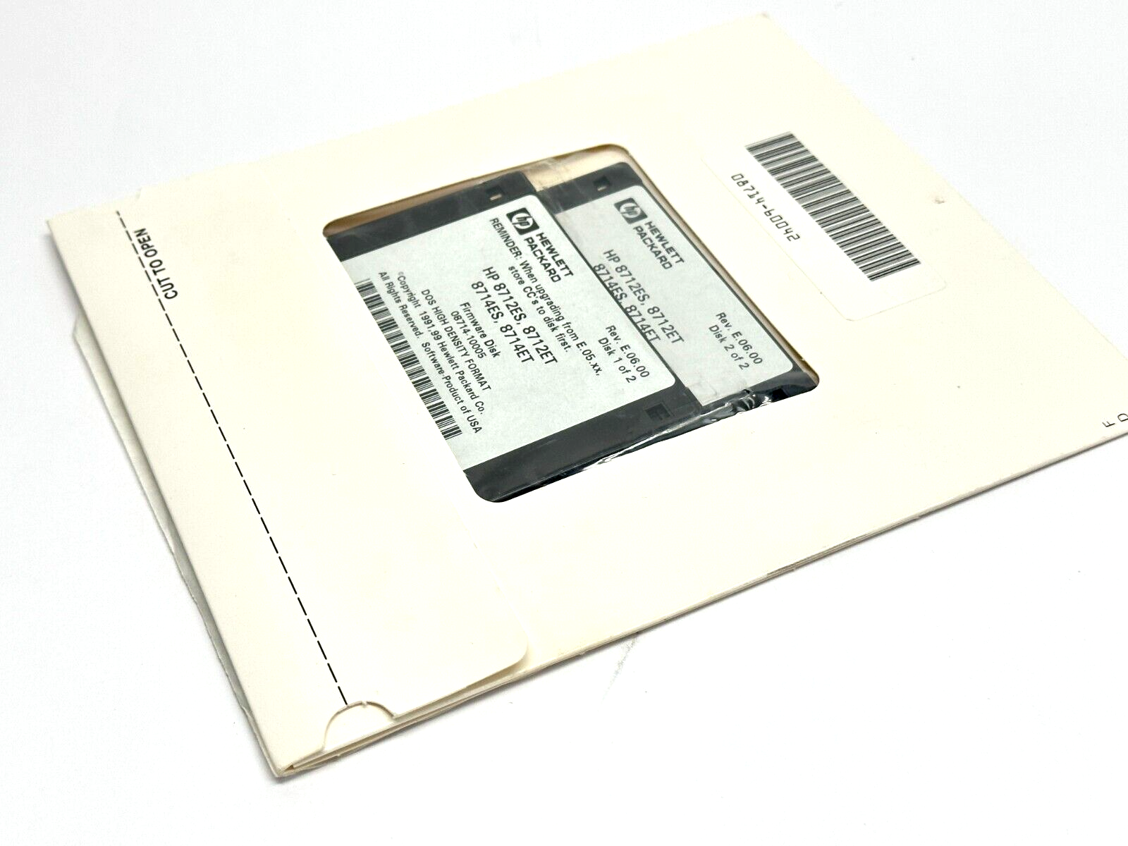 Agilent 08714-60042 Firmware Upgrade Kit Rev E.06.00 8712ES/ET 8714ES/ET - Maverick Industrial Sales