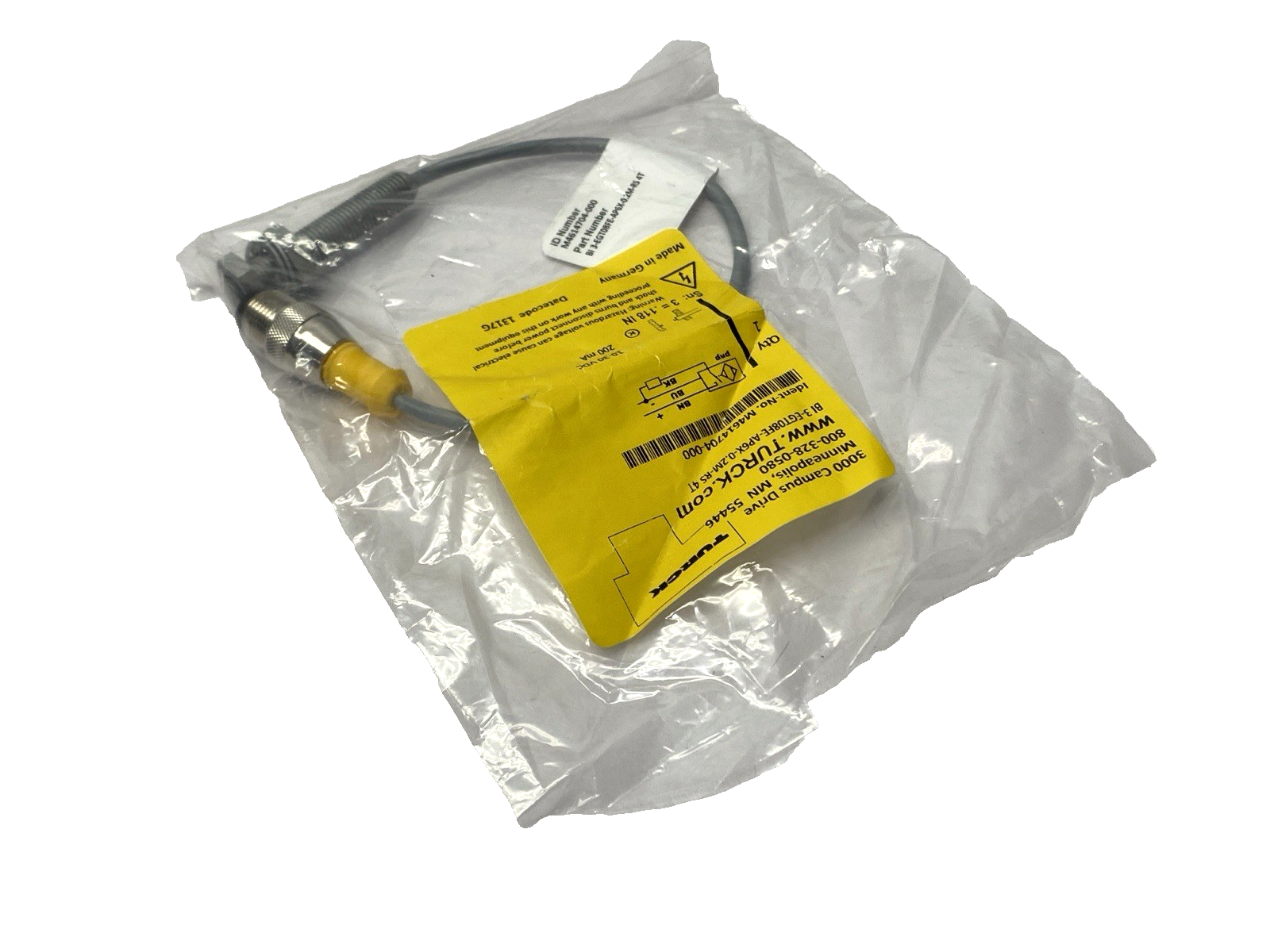 Turck BI 3-EGT08FE-AP6X-0.2M-RS 4T Proximity Sensor M4614704-000 - Maverick Industrial Sales