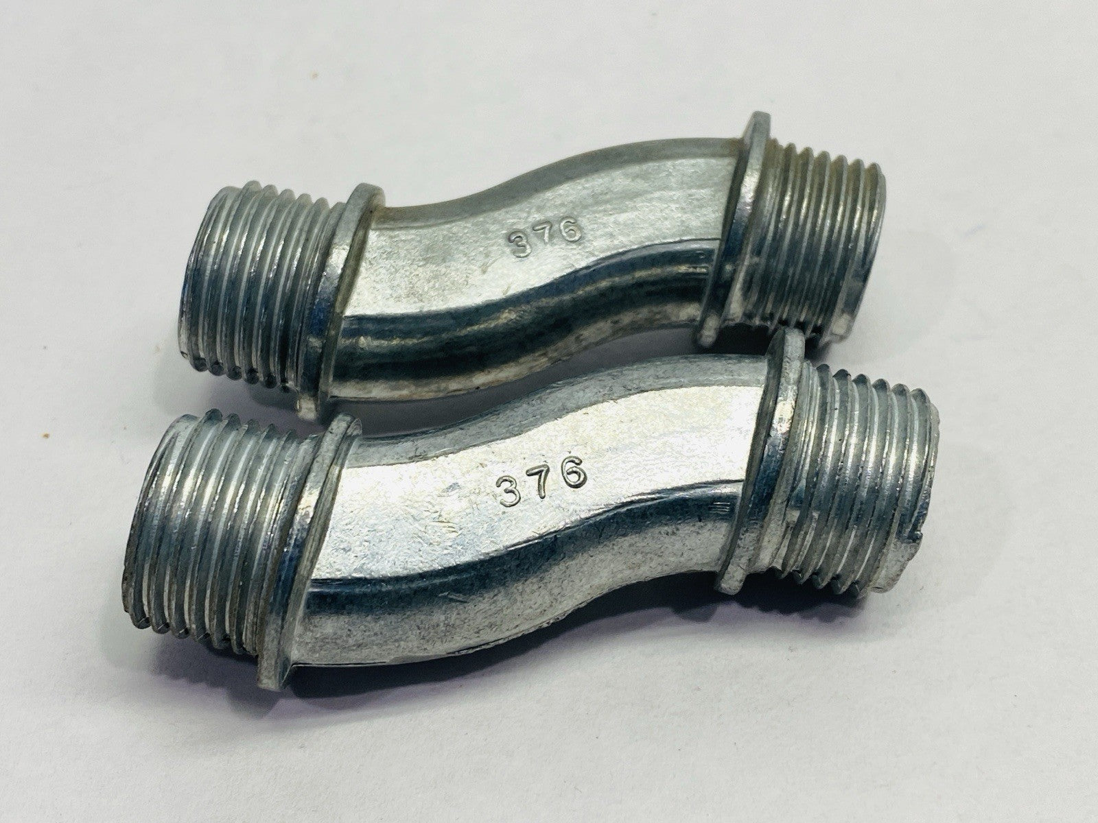 1/2" Offset Conduit Connector 2-1/2" Length LOT OF 2 - Maverick Industrial Sales