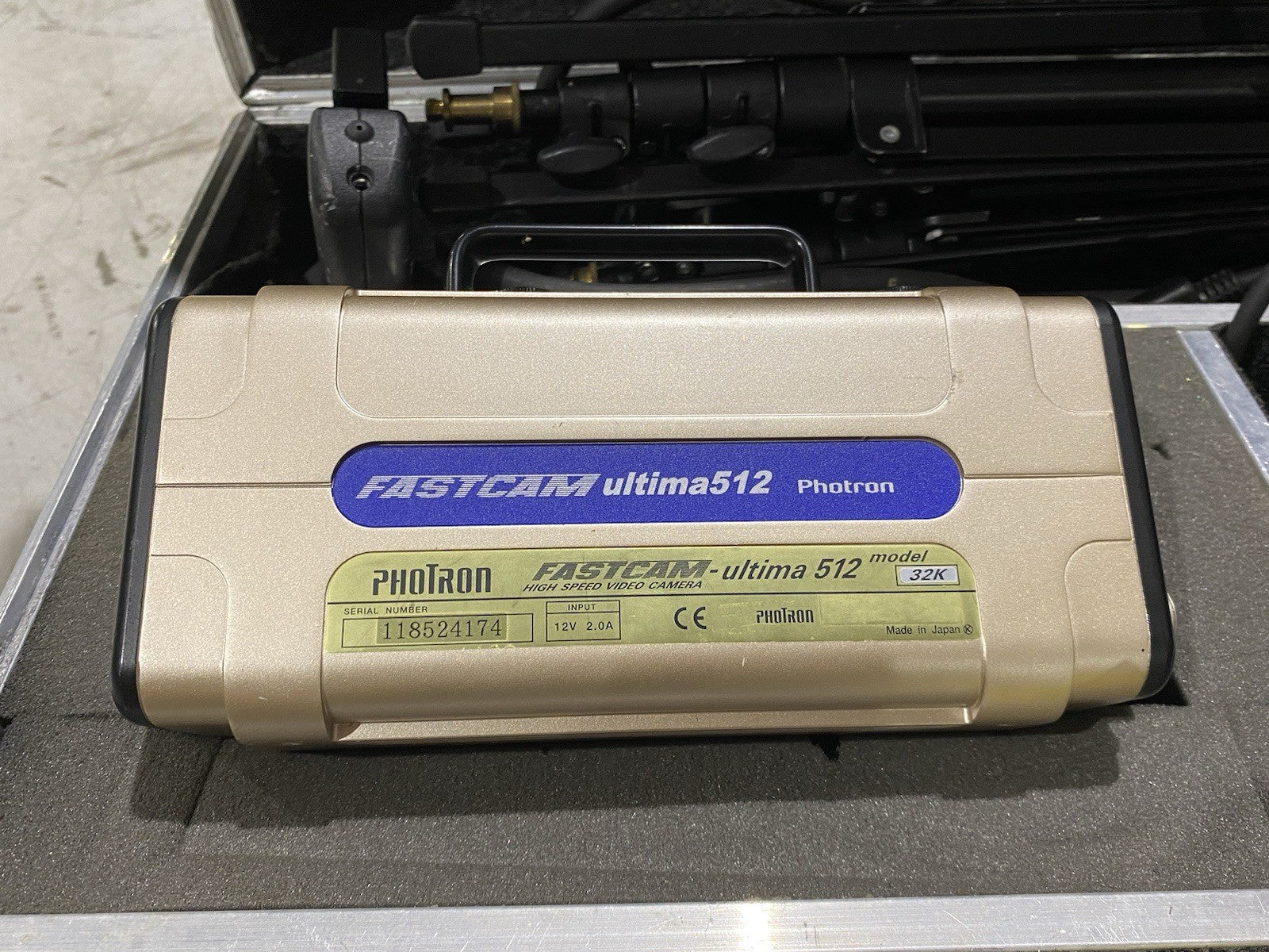Photron FASTCAM-ultima512 Mono Imager, Model 32K Processor Unit, Remote Keypad - Maverick Industrial Sales