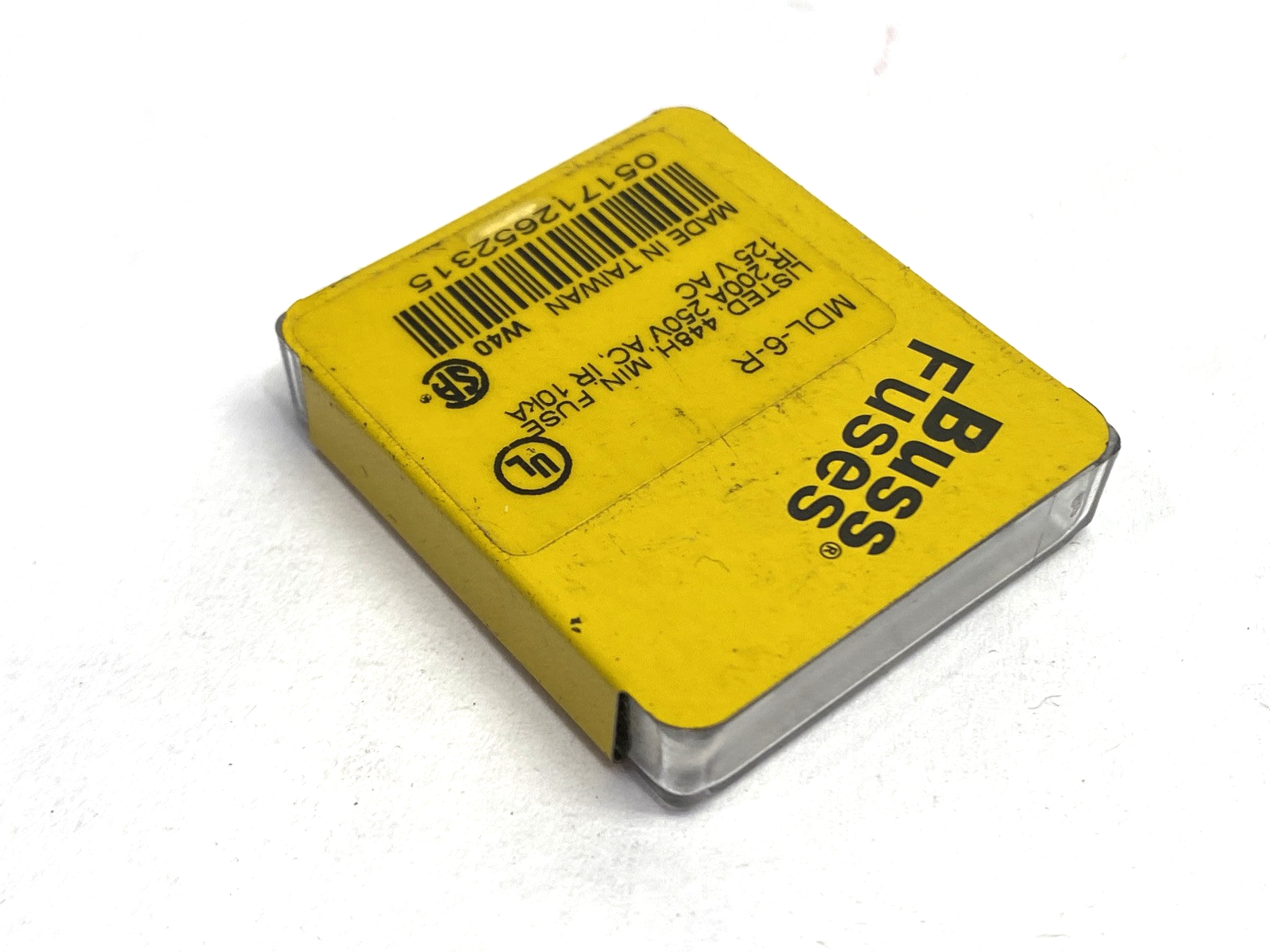 Cooper Bussmann MDL-6-R Miniature Fuse 6A 250VAC PACKAGE OF 5 - Maverick Industrial Sales