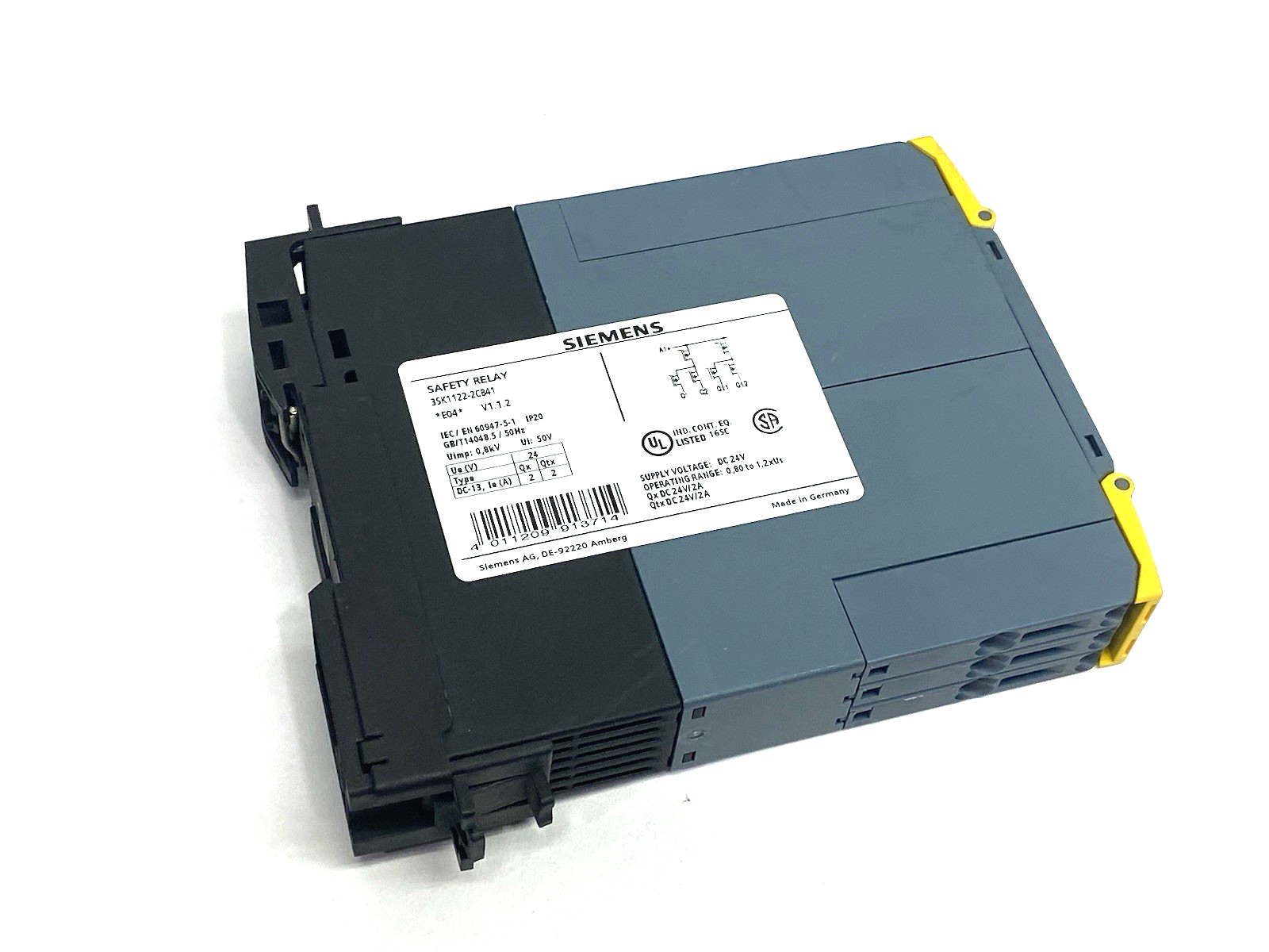 3SK1122-2CB41 | Siemens SIRIUS Safety Relay, Basic Unit Advanced Series 2+2 TV - Used - Maverick Industrial Sales