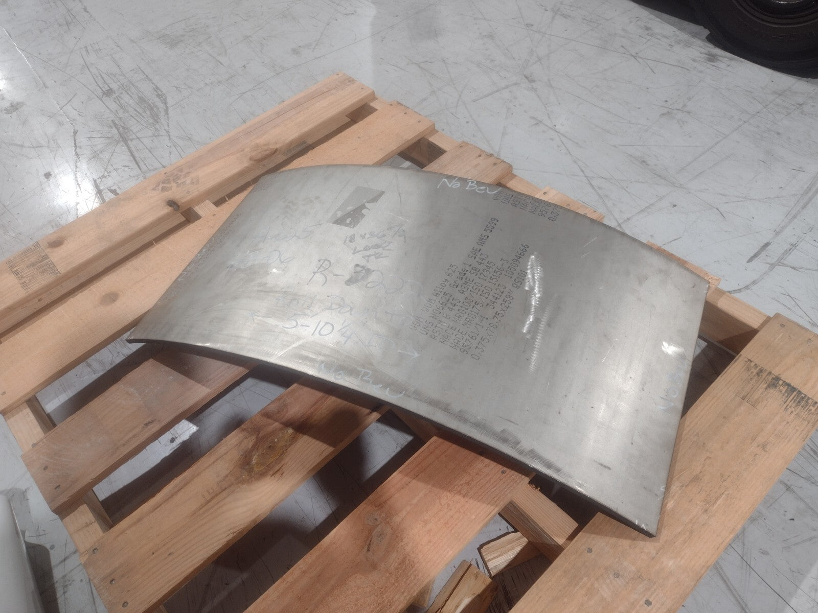 VDM Alloy 625 18”x 36-⅜” x 0.375” Sheet ASTM B 443 Nicrofer 6020 hMo - Maverick Industrial Sales
