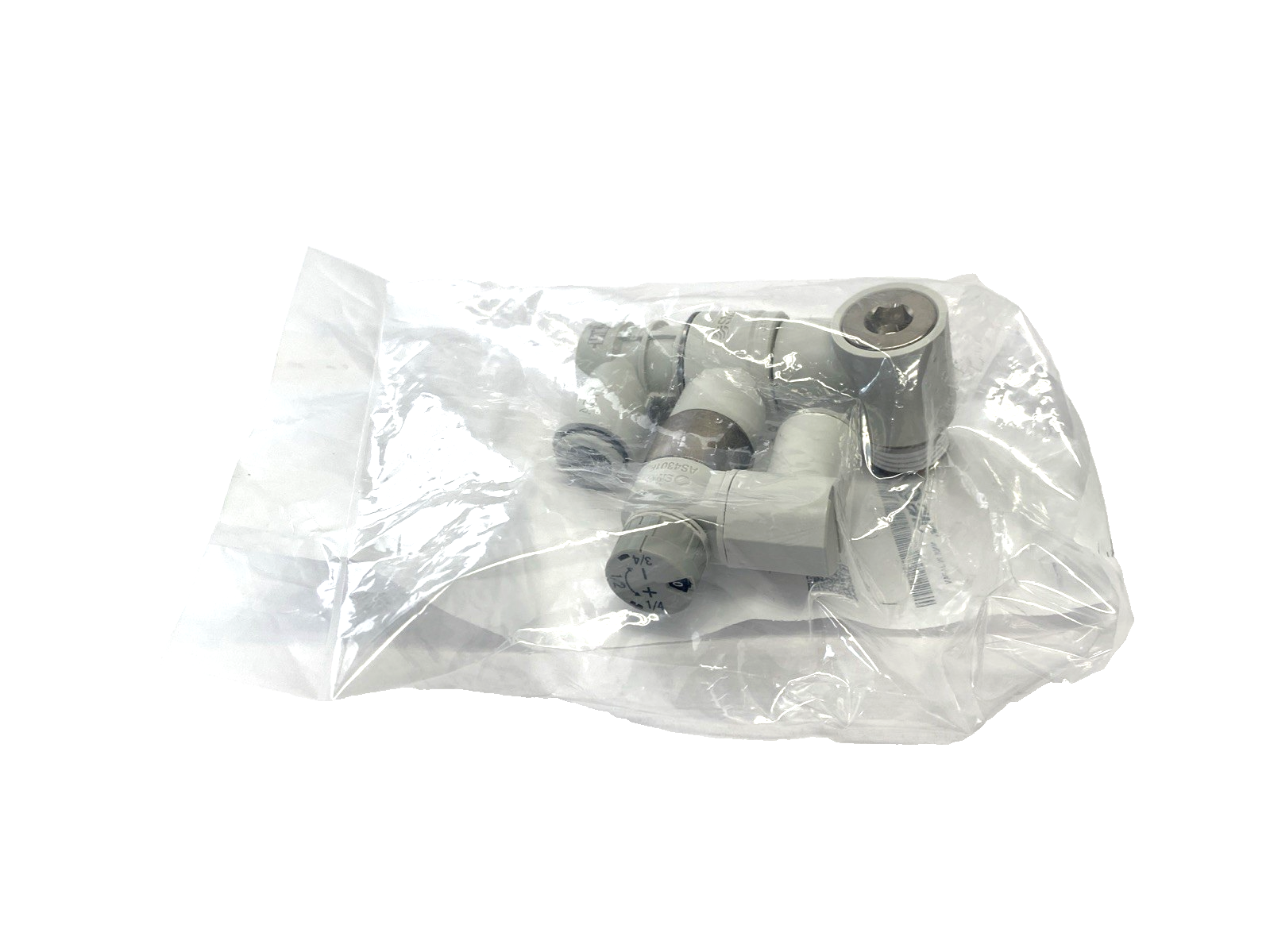 ASP-SUB12E-N04S | SMC Speed Controller w/ Pilot Check Valve, 12mm Tube 1/2" NPT - New - Maverick Industrial Sales