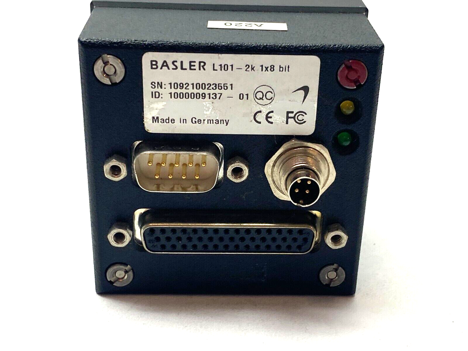 L101-2k, 1000009137-01 | Basler L101-2k Line Scan Camera 1x8 Bit 1000009137-01 - Used - Maverick Industrial Sales