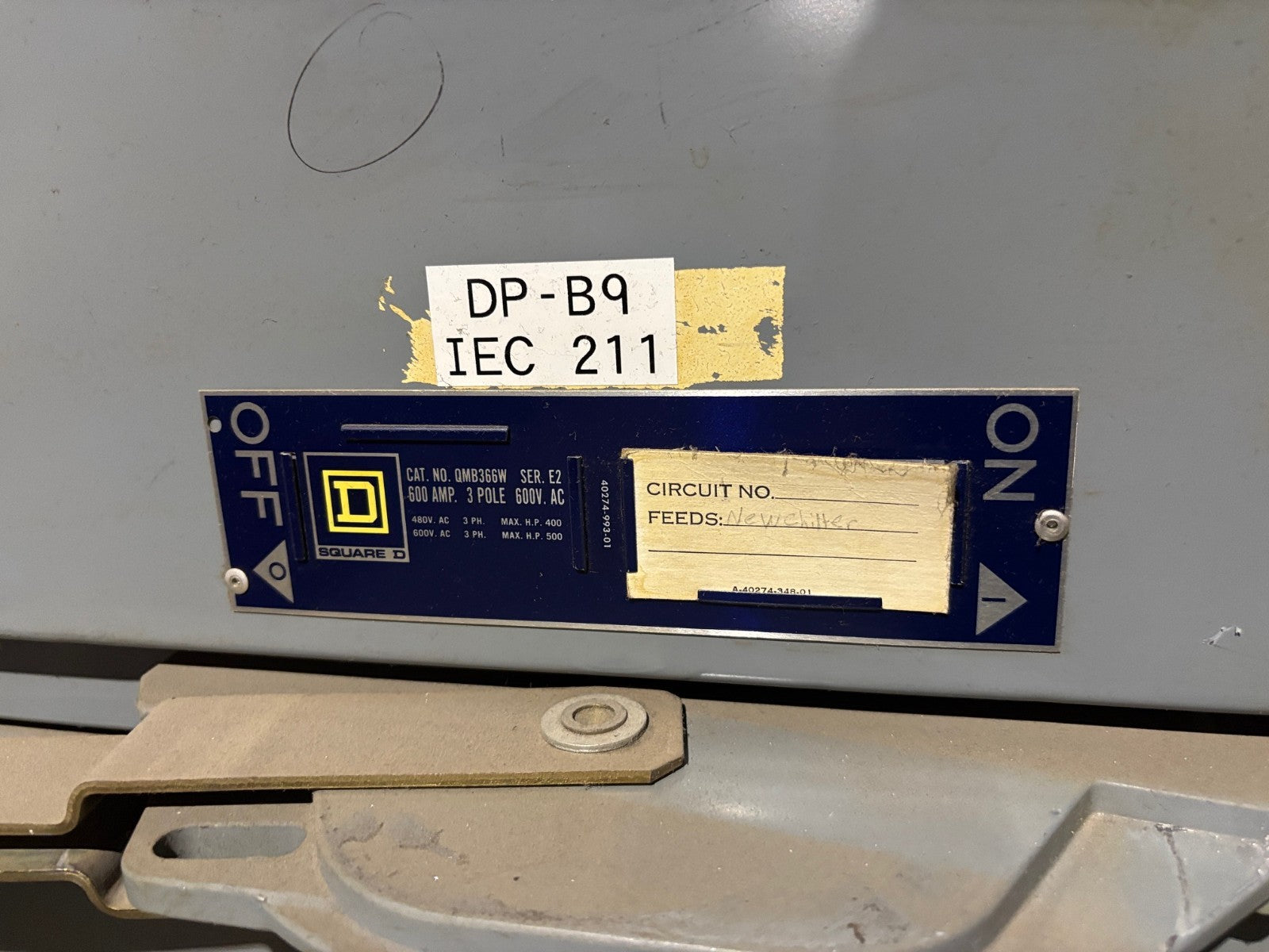 Square D QED 2 Power Style Switchboard 3000A, (3) QMB365W 400A (1) QMB366W 600A - Maverick Industrial Sales