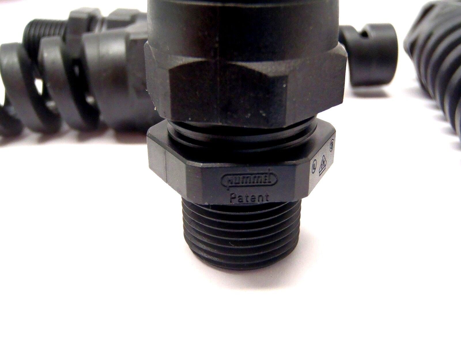 Hummel 1.294.2001.31 Cable Gland w/ Bend Protection LOT OF 5 - Maverick Industrial Sales