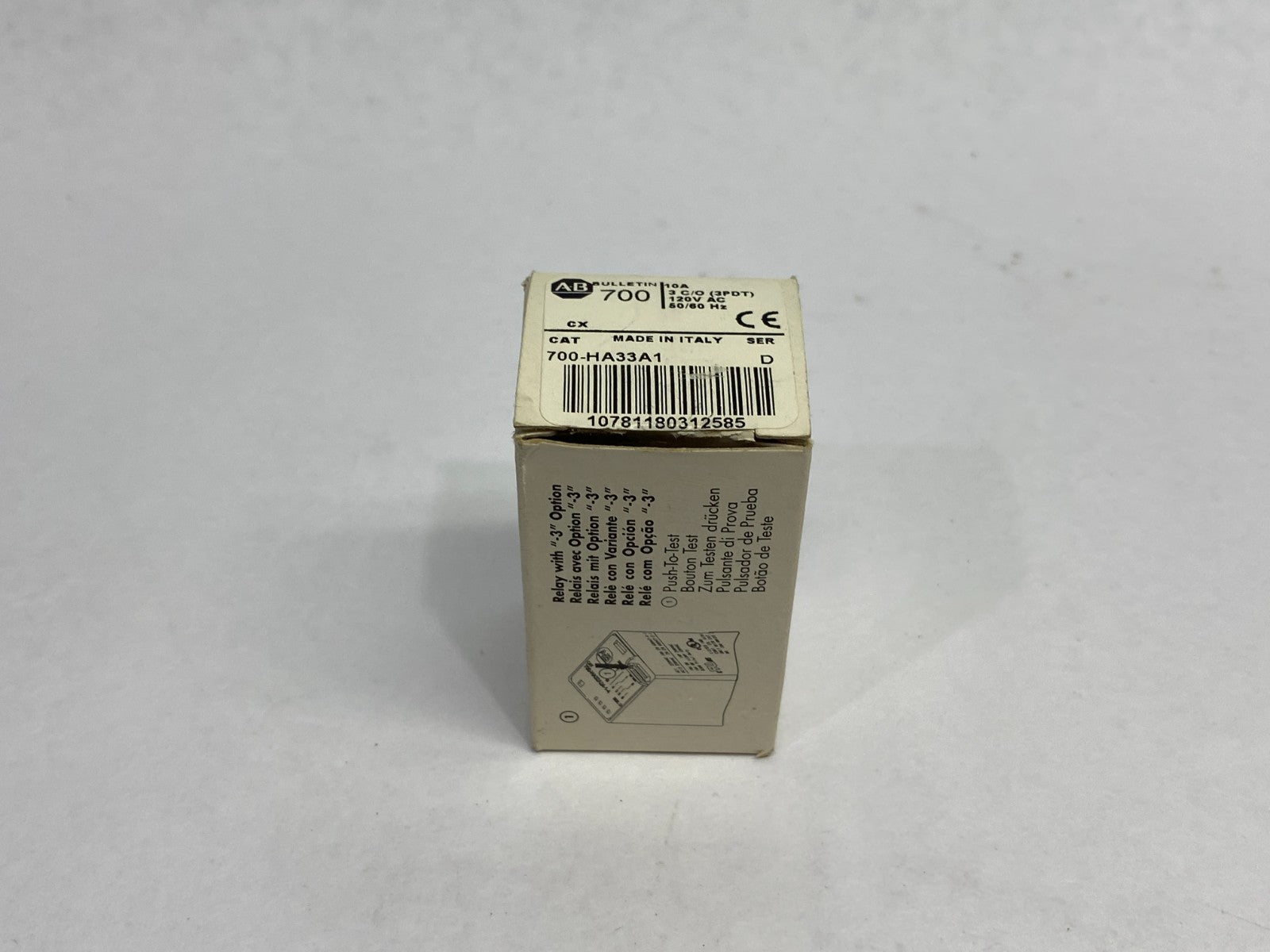 Allen Bradley 700-HA33A1 Ser. D Direct Plug-In Relay 10A 3 C/O 120VAC - Maverick Industrial Sales