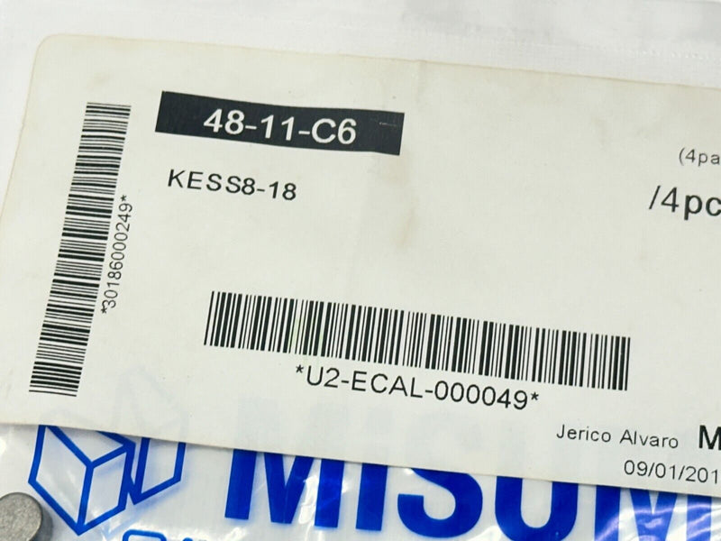 Misumi KESS8-18 Parallel Machine Keys 8mm Width 18mm Length PKG OF 4 - Maverick Industrial Sales