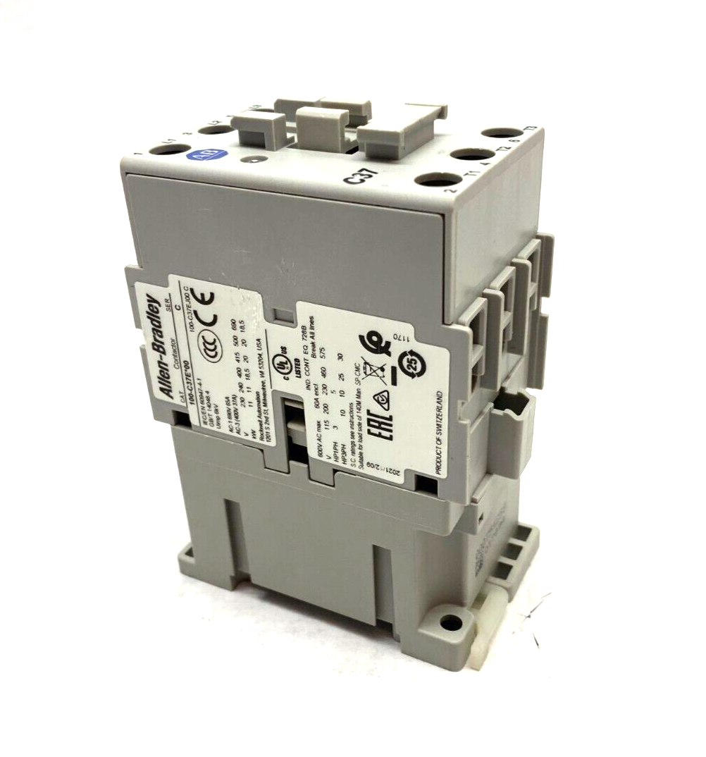 Allen Bradley 100-C37EJ00 Ser. C Starter 37A 3-Pole 24VDC Coil 100-C37E*00 - Maverick Industrial Sales