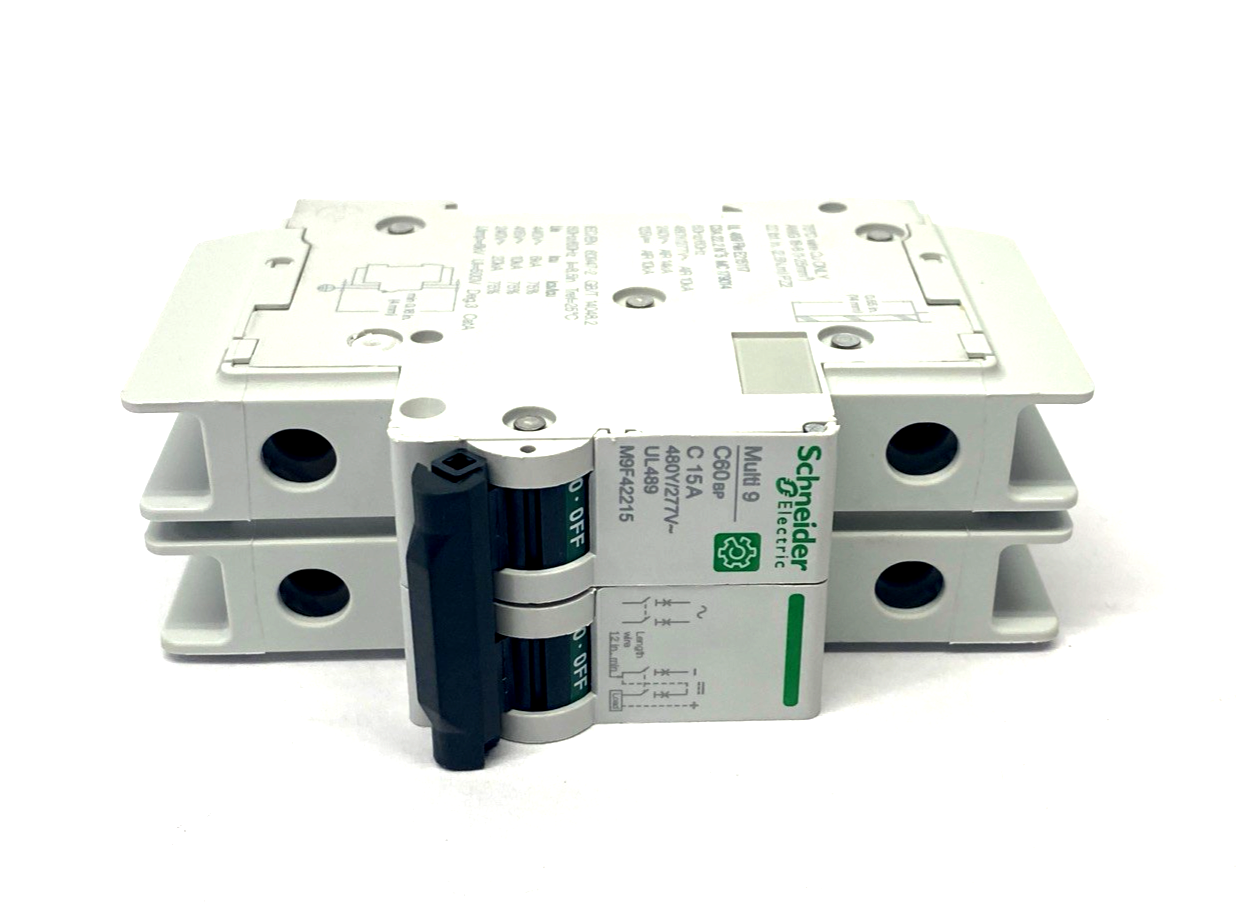 Schneider Electric M9F42215 Miniature Circuit Breaker Multi9 C60BP 2P 15A - Maverick Industrial Sales