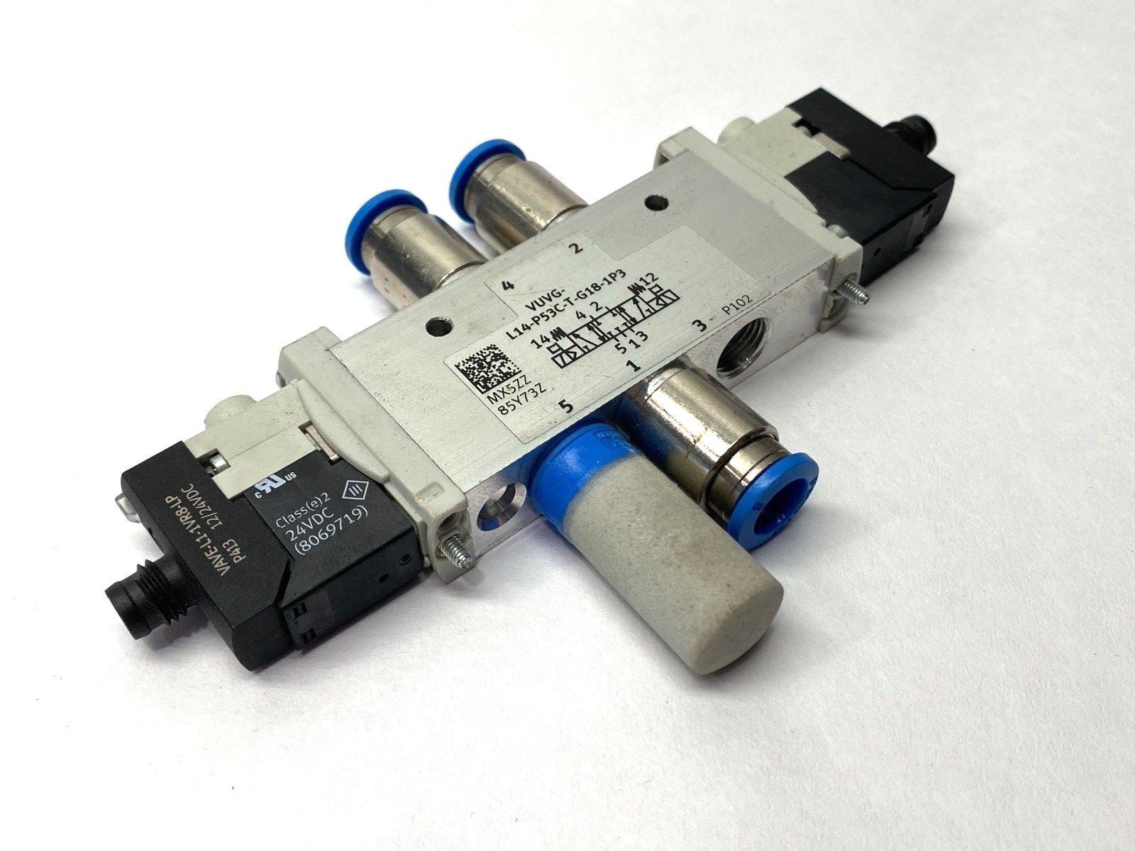 Festo VUVG-L14-P53C-T-G18-1P3 Pneumatic Air Solenoid Valve 566501 - Maverick Industrial Sales