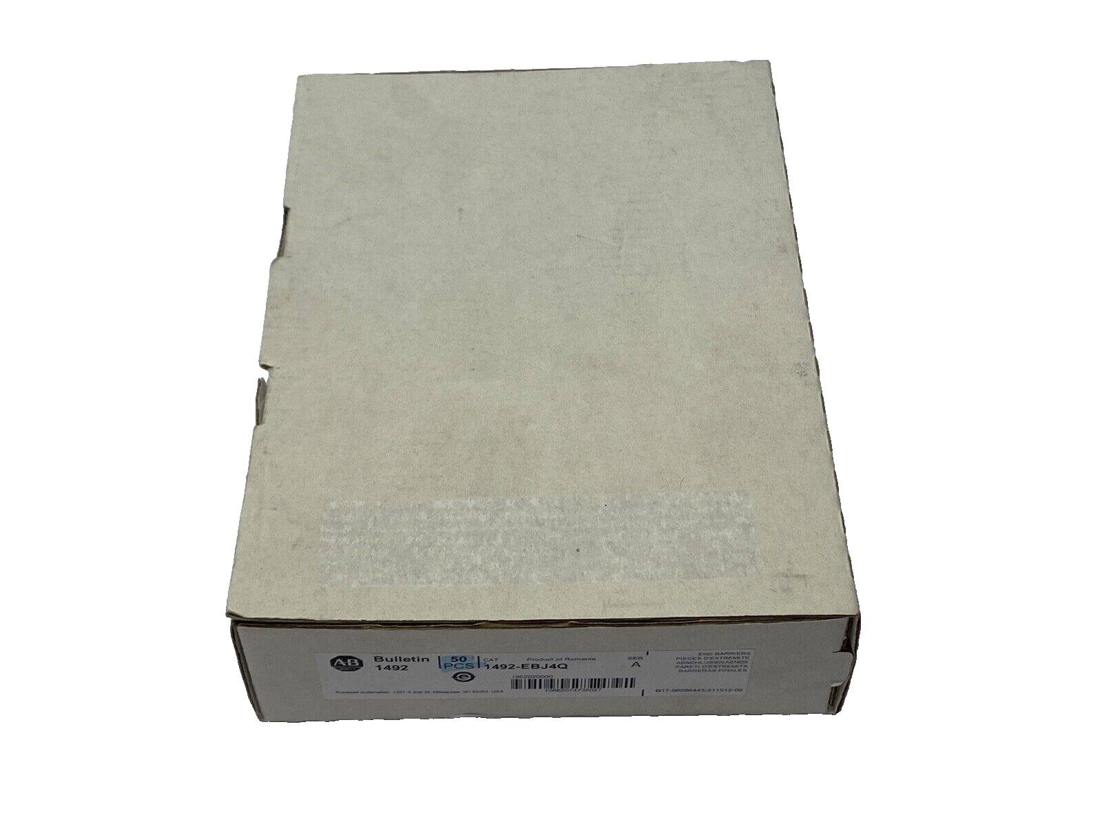 Allen Bradley 1492-EBJ4Q Ser. A End Barriers LOT OF 50 - Maverick Industrial Sales