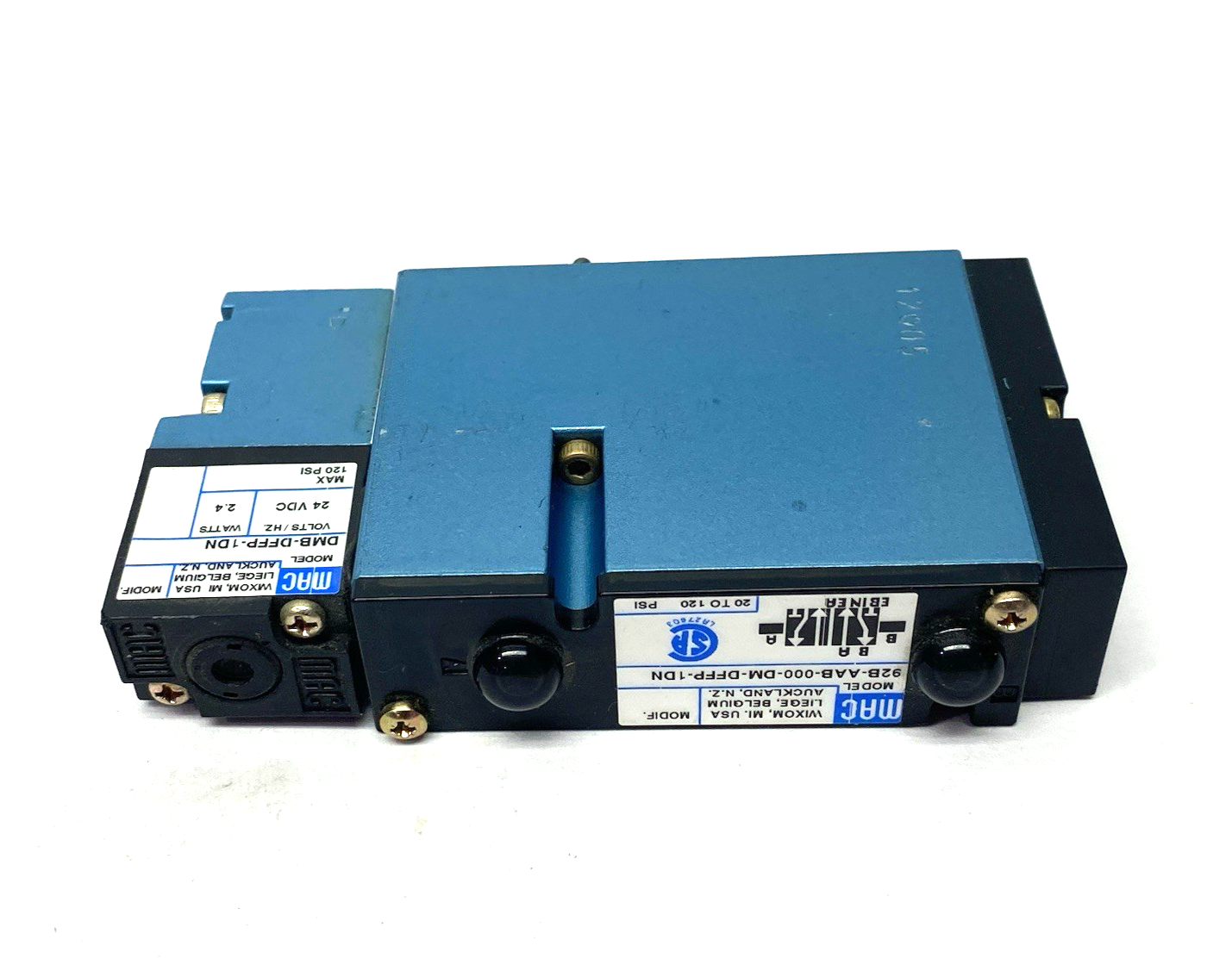 MAC Valves 92B-AAB-000-DM-DFFP-1DN Pilot Operated Spool Valve 4-Way - Maverick Industrial Sales