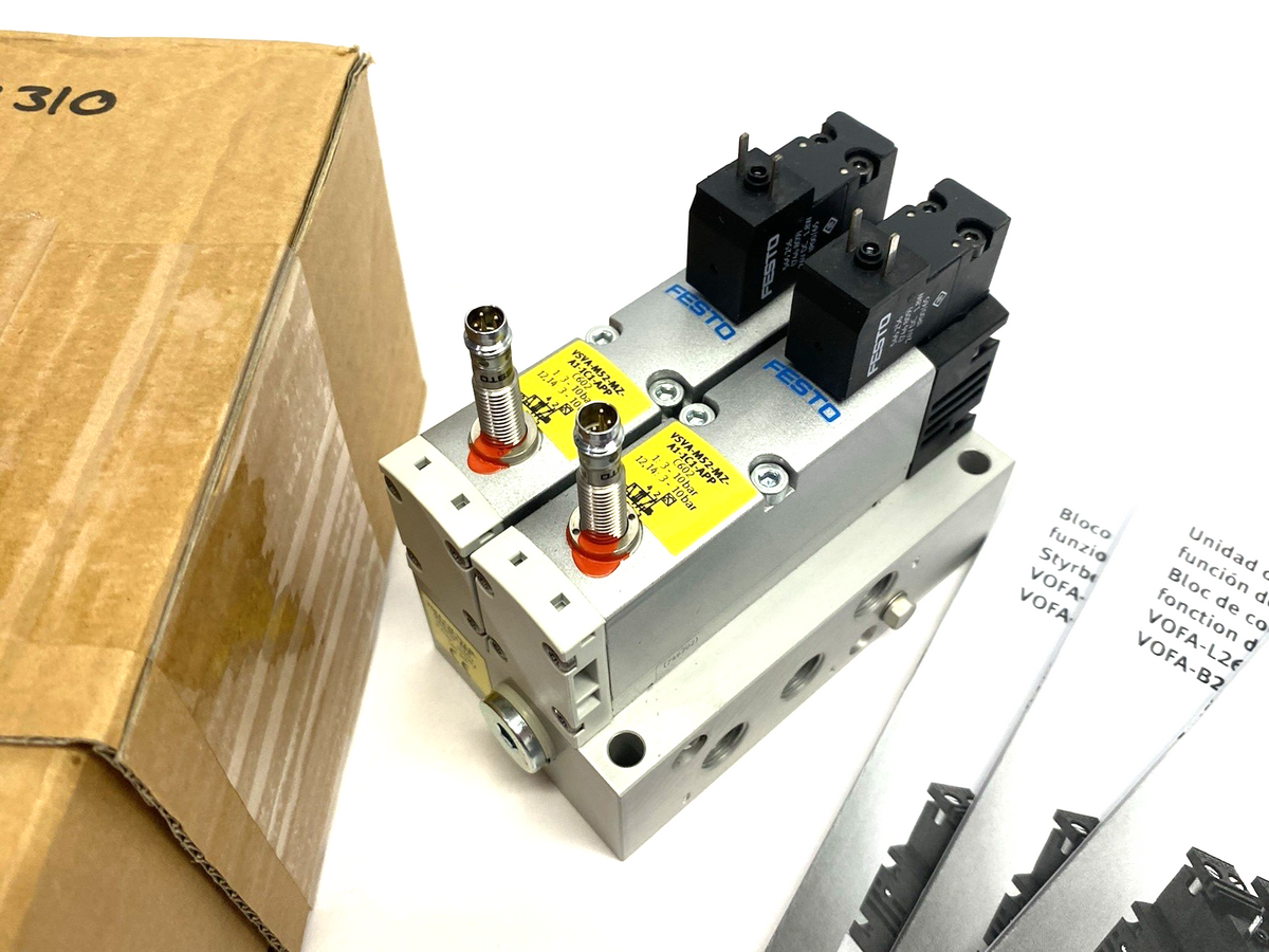 Festo VOFA-L26-T52-M-G14-1C1-APP Control Block Manif. 5/2-way, Monostable 569819 - Maverick Industrial Sales