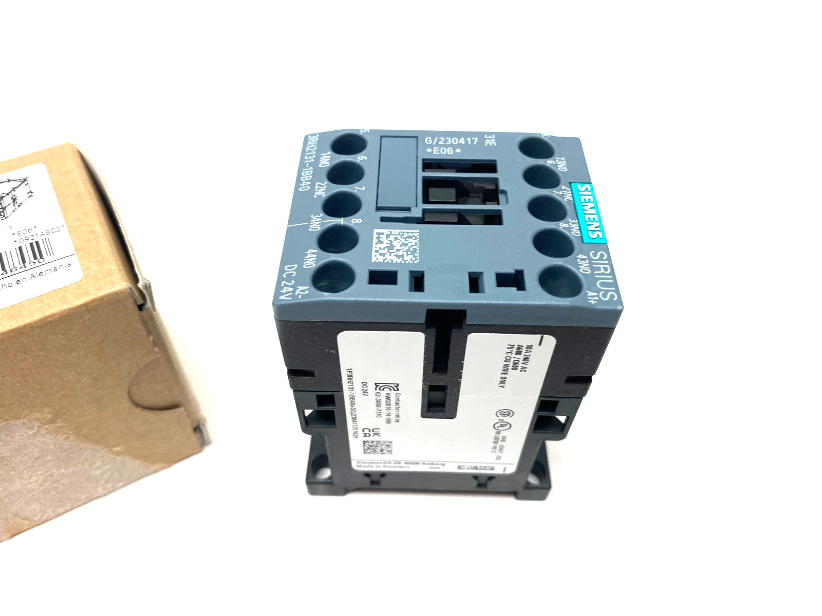 Siemens 3RH2131-1BB40 Sirius Contactor 10A, 230V, 31E 3NO+1NC - Maverick Industrial Sales