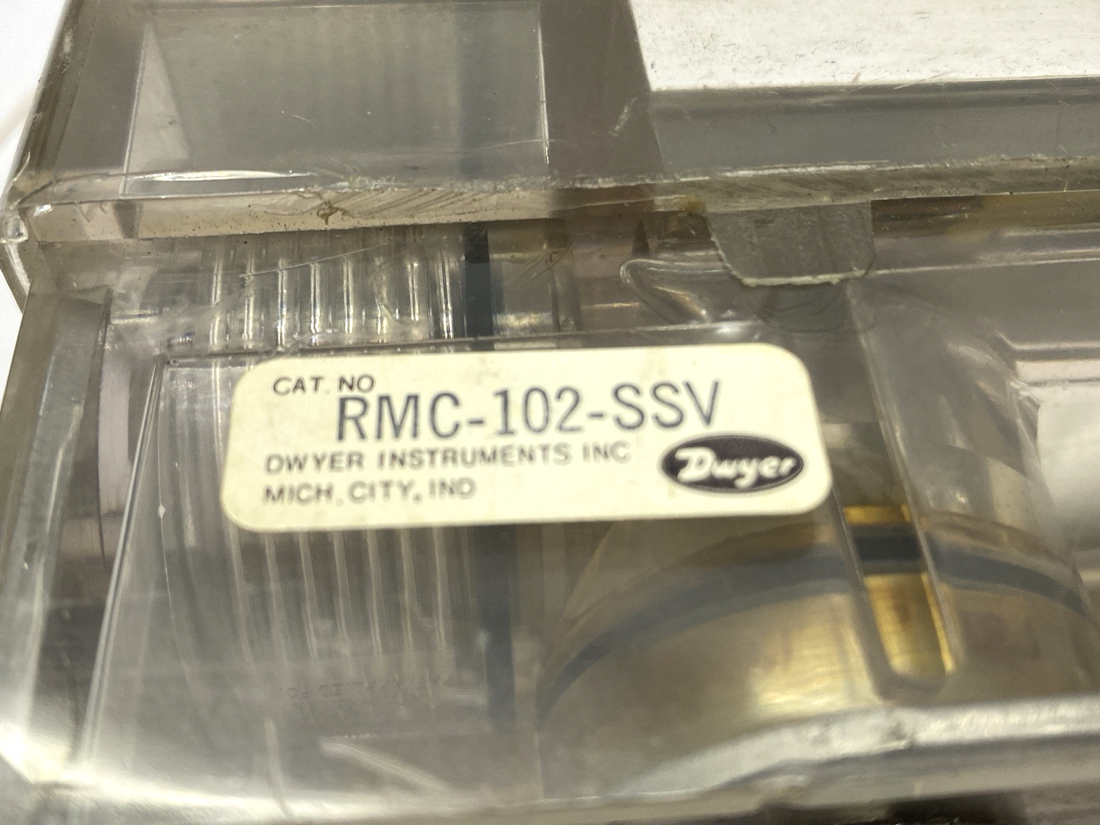 Dwyer RMC-102-SSV Rate Master Flowmeter 10-100 SCFH Air - Maverick Industrial Sales