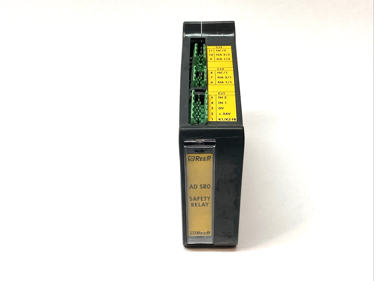 Reer 8016651 Safety Relay AD SR0 250VAC 2A 1.5W IP20 - Maverick Industrial Sales
