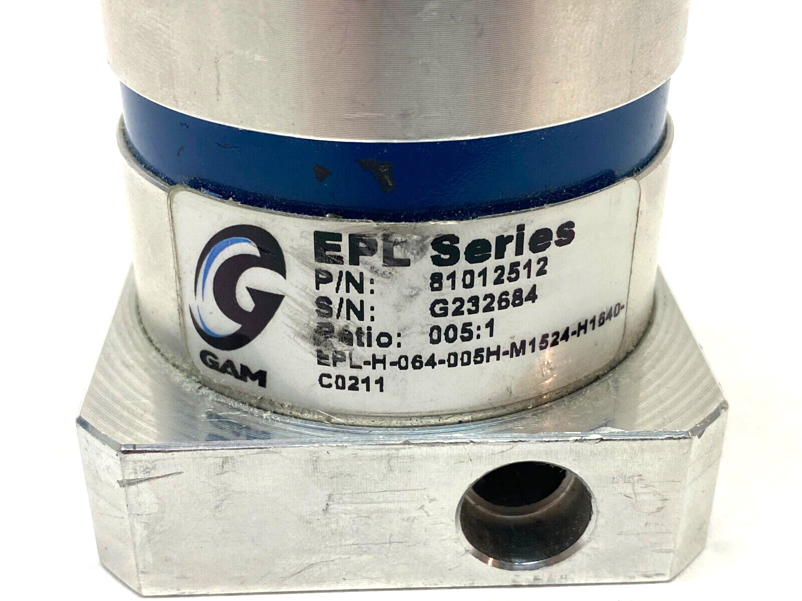 GAM EPL-H-064-005H-M1524-H1640-C0211 Planetary Gearbox 5:1 Ratio 81012512 - Maverick Industrial Sales