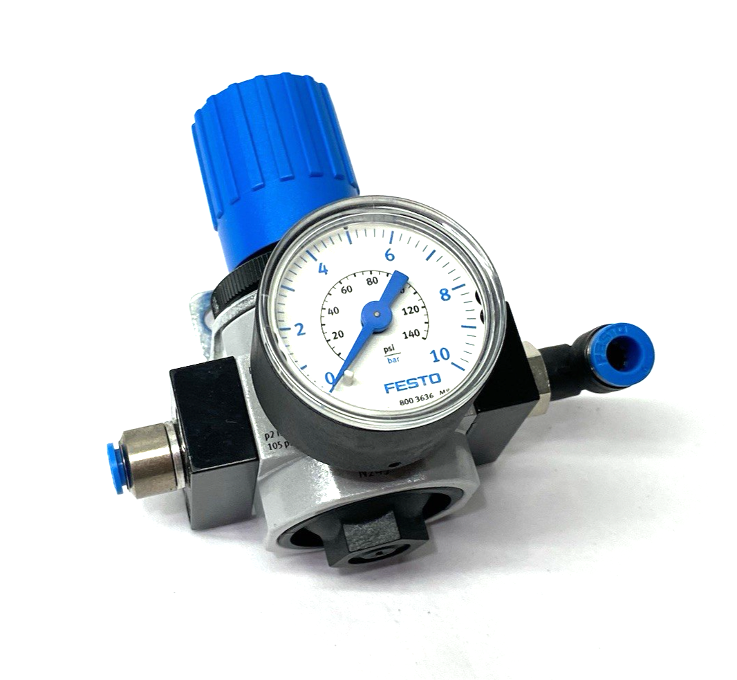 Festo LR-1/8-D-7-I-MINI Modular Pressure Regulator 1/8" Ports 192299 - Maverick Industrial Sales