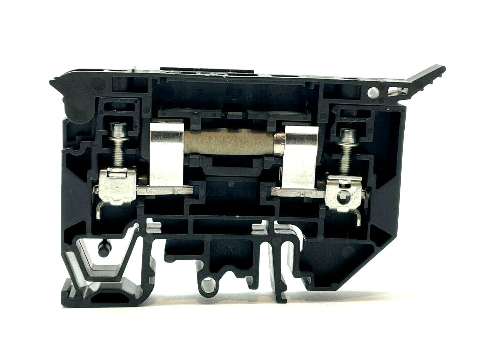 Allen Bradley 1492-H6 Terminal Block Fuse Holder 15A 300V AC/DC Black - Used - Maverick Industrial Sales