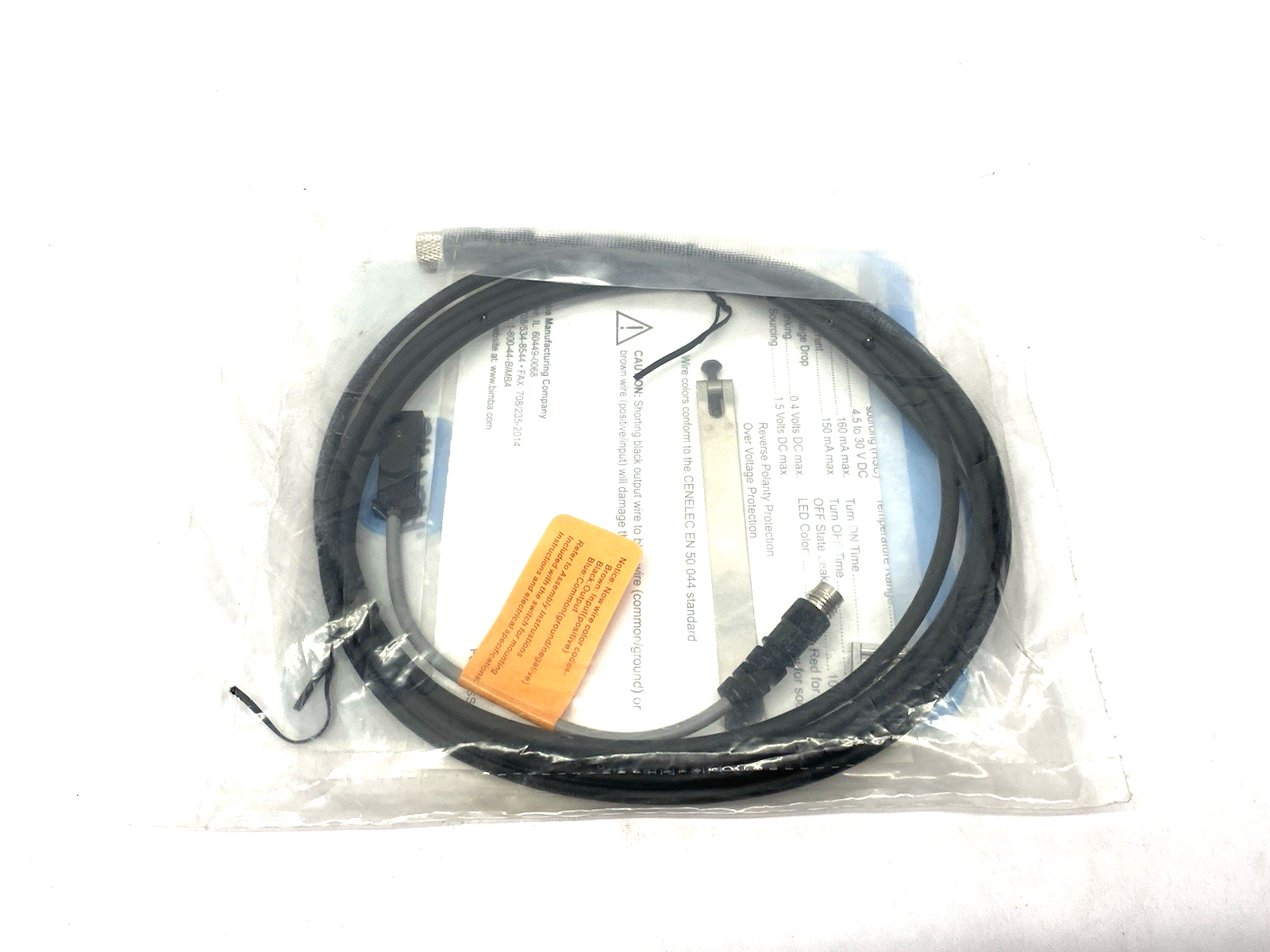HSCQC-12 | Bimba Current Sourcing PNP Solid State Switch, 2m Mating Cable - New - Maverick Industrial Sales
