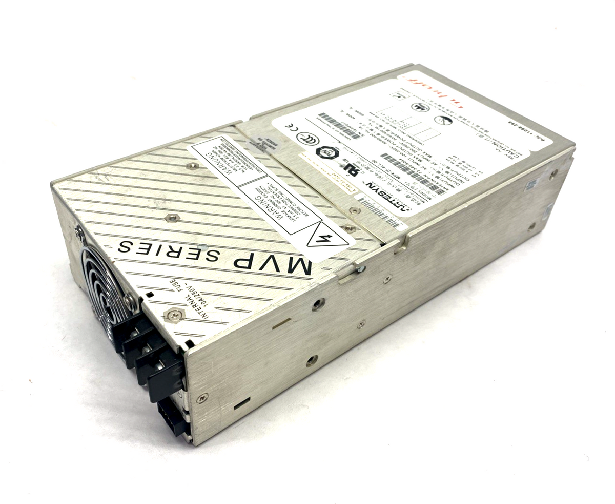11098-295,MP4-2F-4LL-00,73-540-6044,4-086-03-0262 | Artesyn MP4-2F-4LL-00 MVP AC/DC Converter 240VAC 5.2V 60A 12V 10A 12V 4A 600W - Used - Maverick Industrial Sales