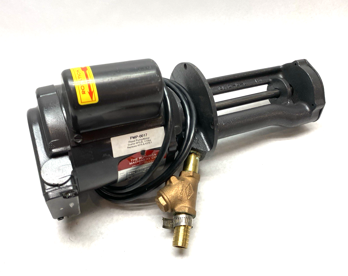 Gusher Pumps 8P3-XL Extended Length Flood Pump 1/10HP 10GPM - Maverick Industrial Sales