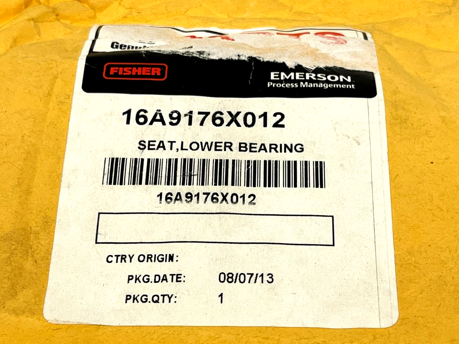 Fisher 16A9176X012 Lower Bearing Seat - Maverick Industrial Sales