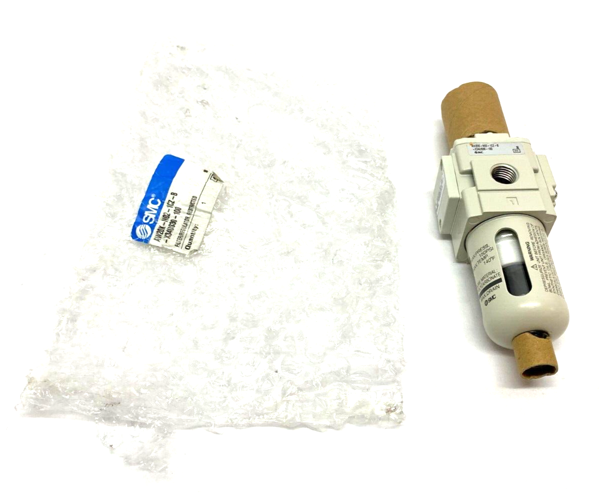 SMC AW20K-N02-1CZ-B-X34US30-100 Modular Filter Regulator Restricted 3~30psi - Maverick Industrial Sales
