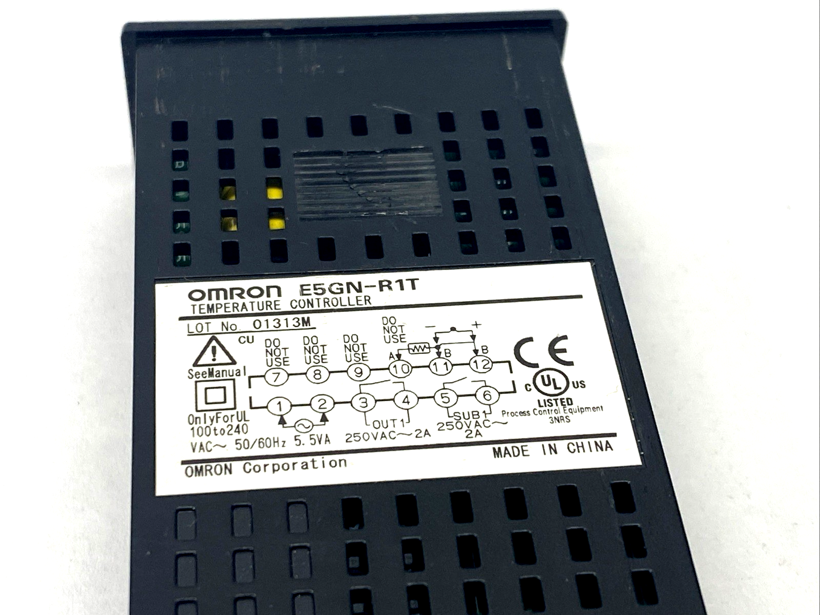 E5GN-R1T | Omron Temperature Controller 100-240VAC - Used - Maverick Industrial Sales