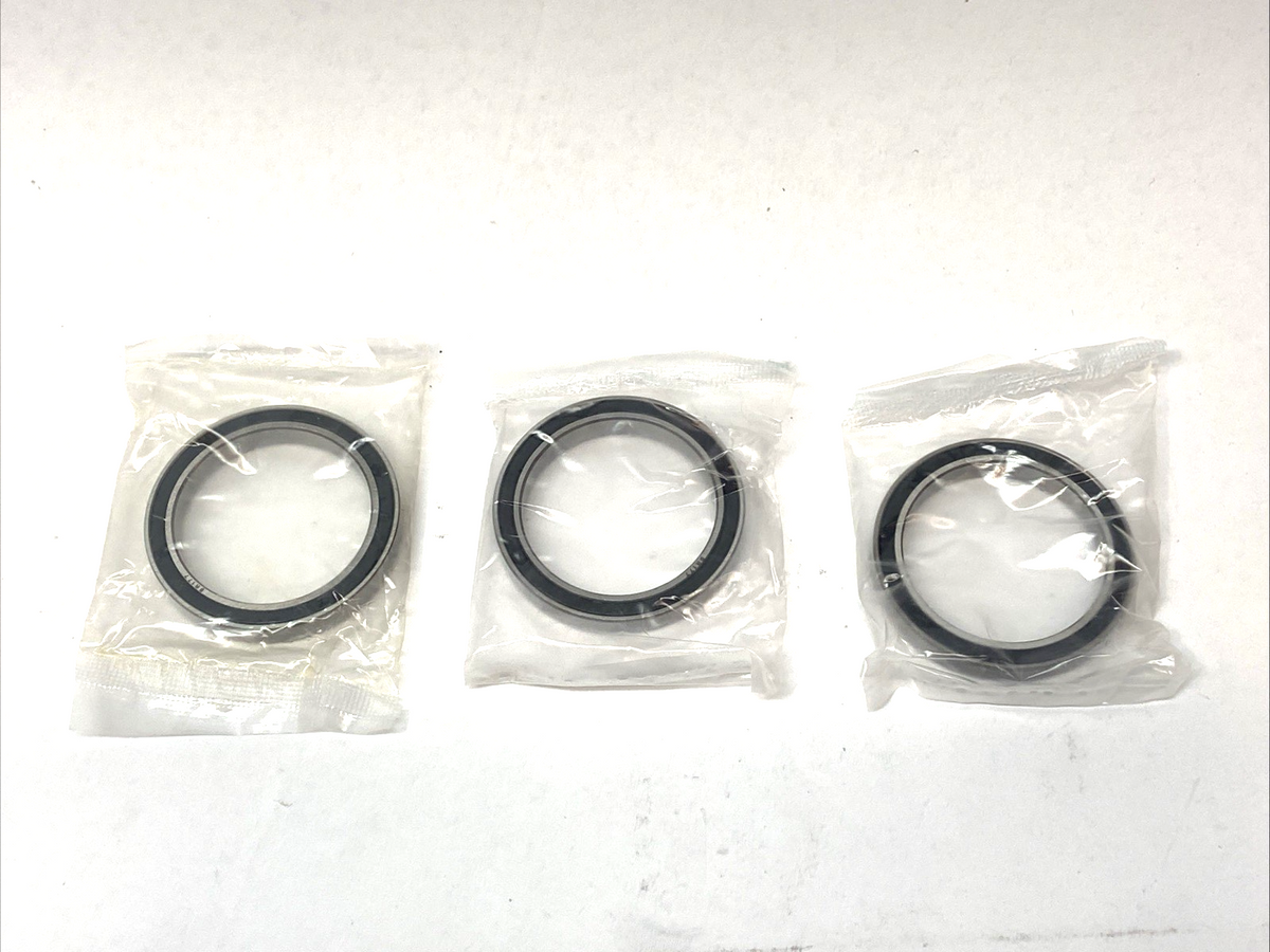 6808RS Ball Bearing 40mm Inner & 52mm Outer Diameter 7mm Wide BR177 LOT OF 3 - Maverick Industrial Sales