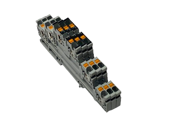 Allen Bradley 1492-PT3C Triple Level Push-In Terminal Block LOT OF 3 - Maverick Industrial Sales