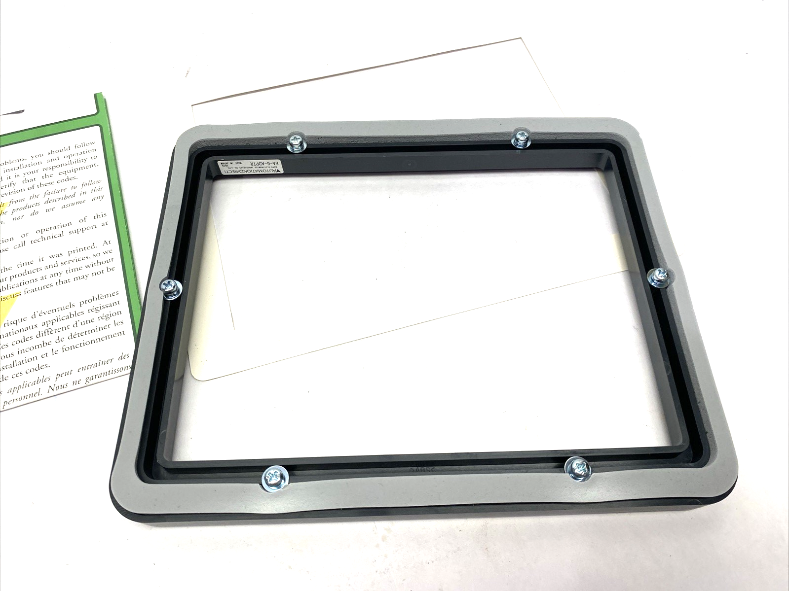 EA-6-ADPTR | Automation Direct Mounting Plate Adapter Piece for C-more EA7 Series - New – Open box - Maverick Industrial Sales