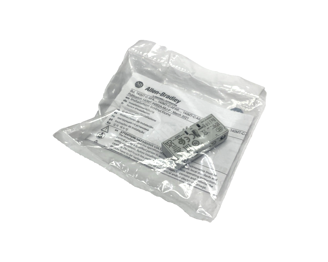 Allen Bradley 140MT-C-AFA11 Ser. A Front Mount 1 NO 1 NC Auxiliary Contact - Maverick Industrial Sales