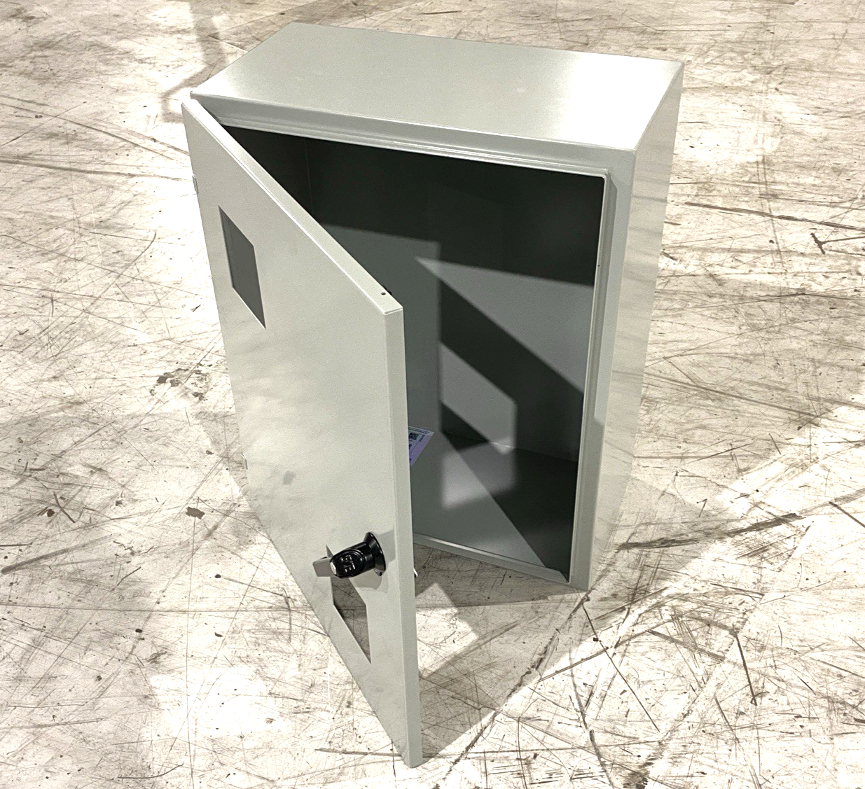 Saginaw Control EDG2-30EL2412LPPL Custom 2-Window Enclosure, 30" x 24" x 12" - Maverick Industrial Sales
