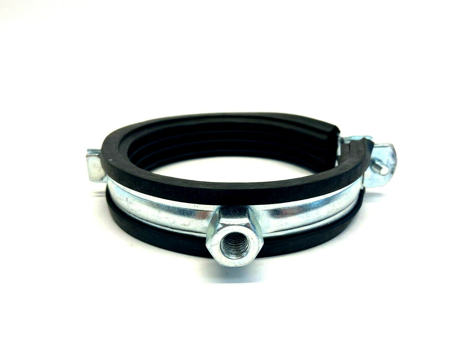 Nvent Caddy 454016 Standard Duty 3-1/2" Pipe Cushioned Clamp 3/8" Rod Size - Maverick Industrial Sales