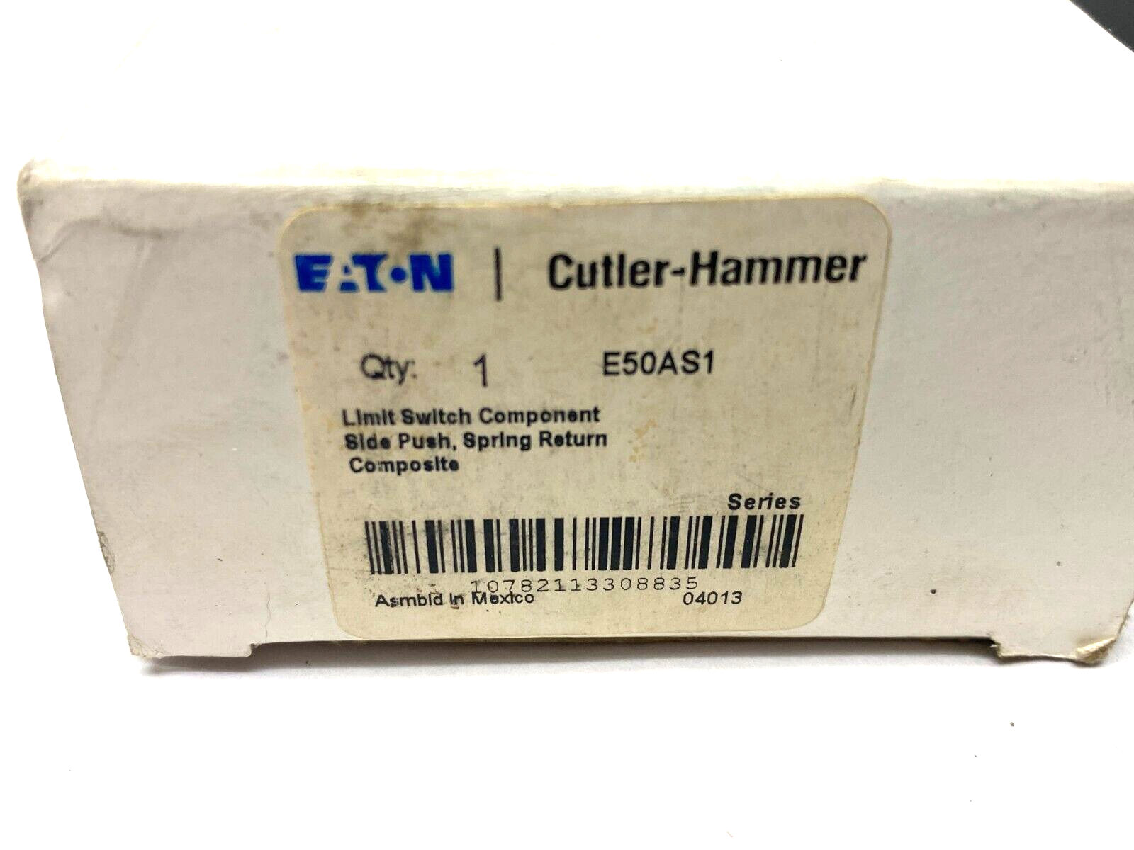 E50AS1 | Eaton Cutler-Hammer Plunger Limit Switch Surface Mount NEMA Heavy Duty - New – Open box - Maverick Industrial Sales