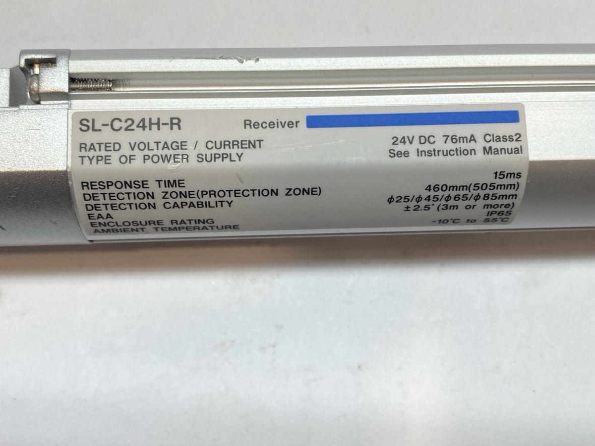 Keyence SL-C24H-R Safety Light Curtain Receiver 24VDC 76mA Class 2 - Maverick Industrial Sales