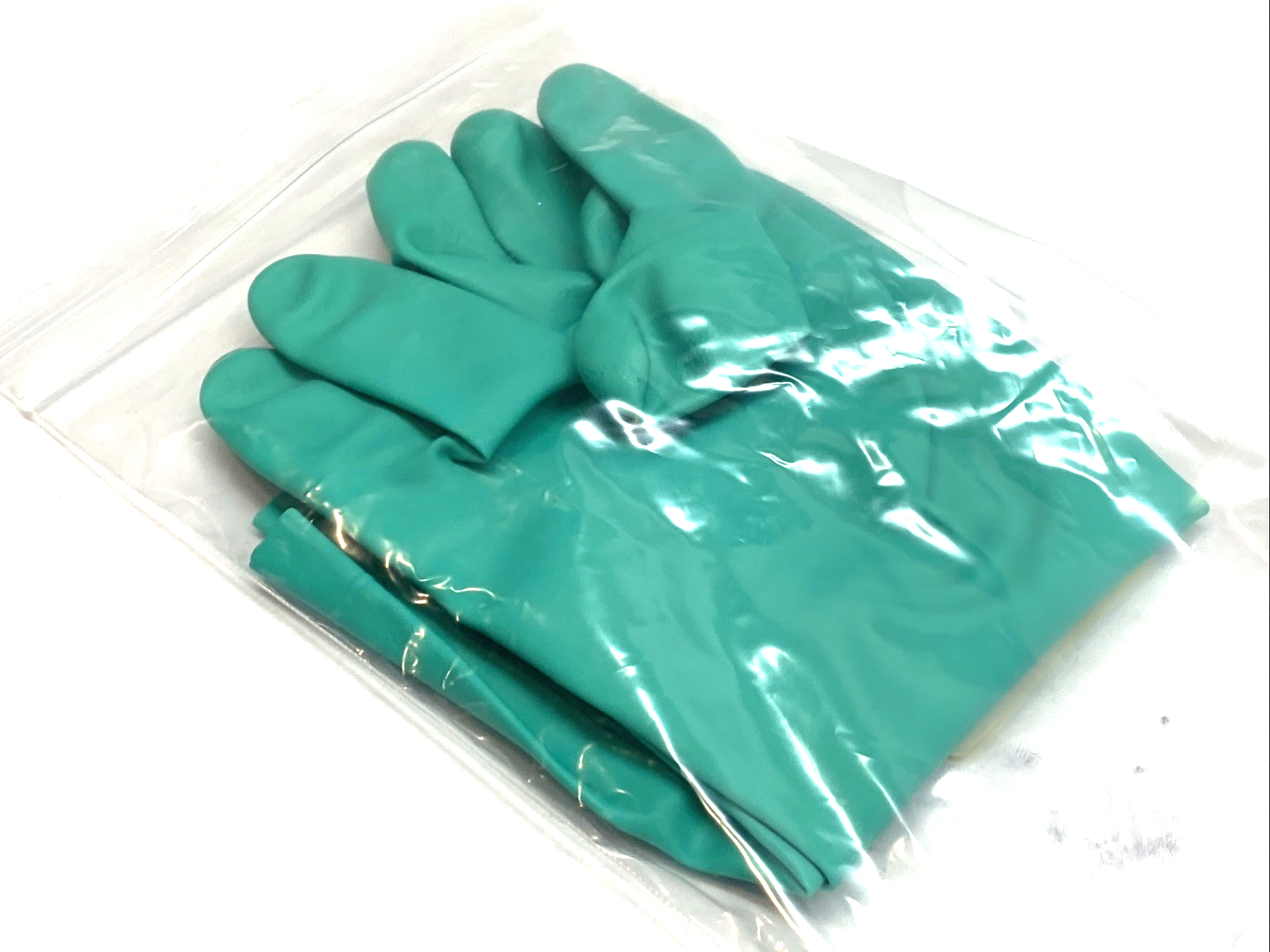 Ansell AlphaTec S-15398M Nitrile Chemical Gloves 13" 17 Mil Medium LOT OF 12 - Maverick Industrial Sales