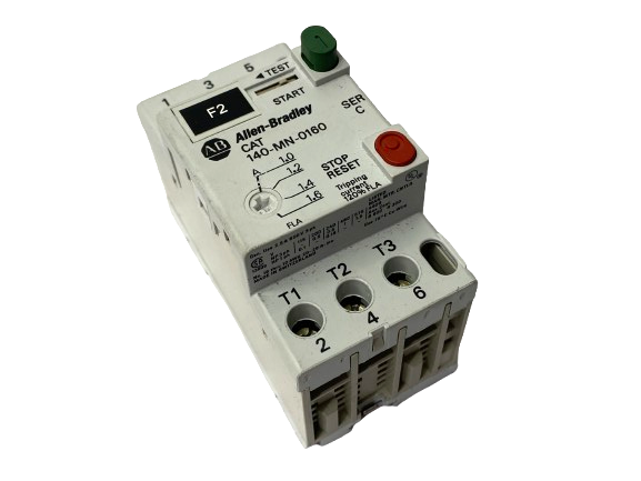 140-MN-0160 | Allen Bradley Ser. C Manual Motor Starter 3-Pole 600V - Used - Maverick Industrial Sales