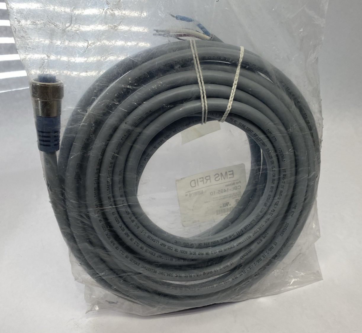 EMS Datalogic CBL-1495-10 SUBNET16 THICKNET Connection Cable Female to Leads - Maverick Industrial Sales
