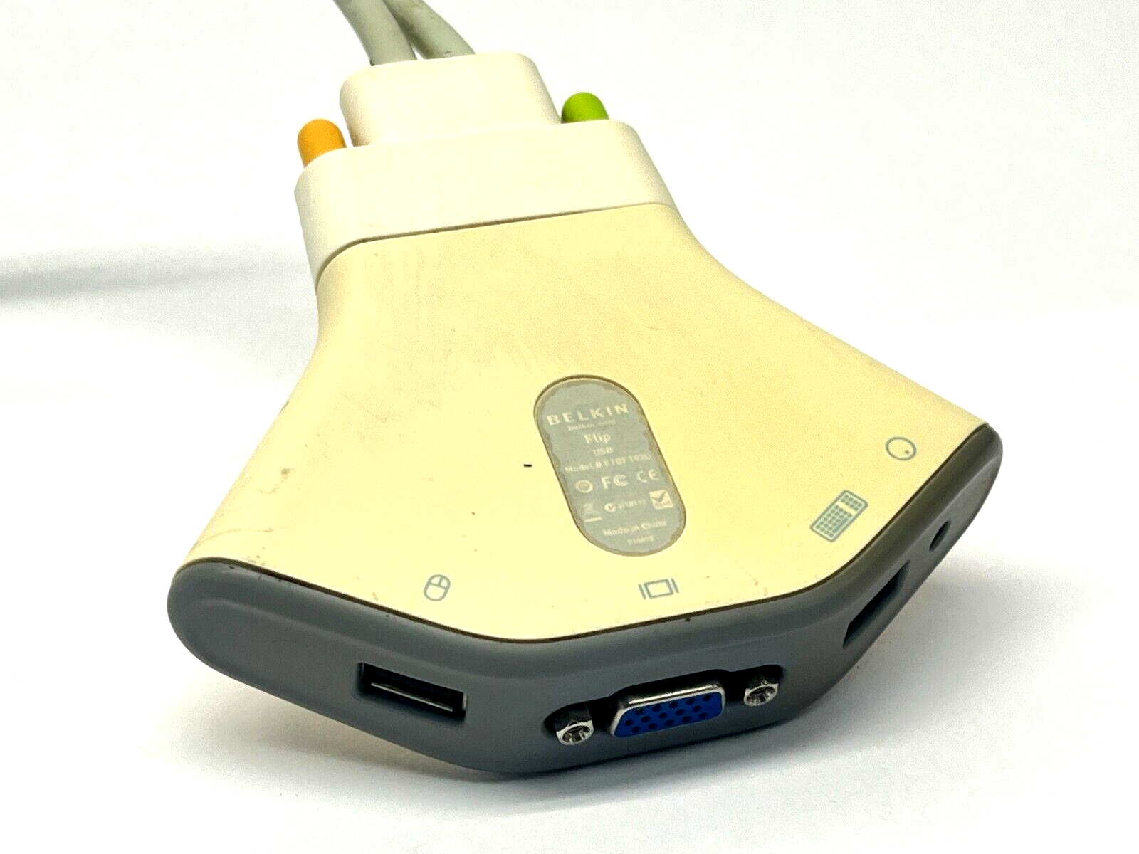 Belkin F1DF102U 2-Port External KVM Switch - Maverick Industrial Sales