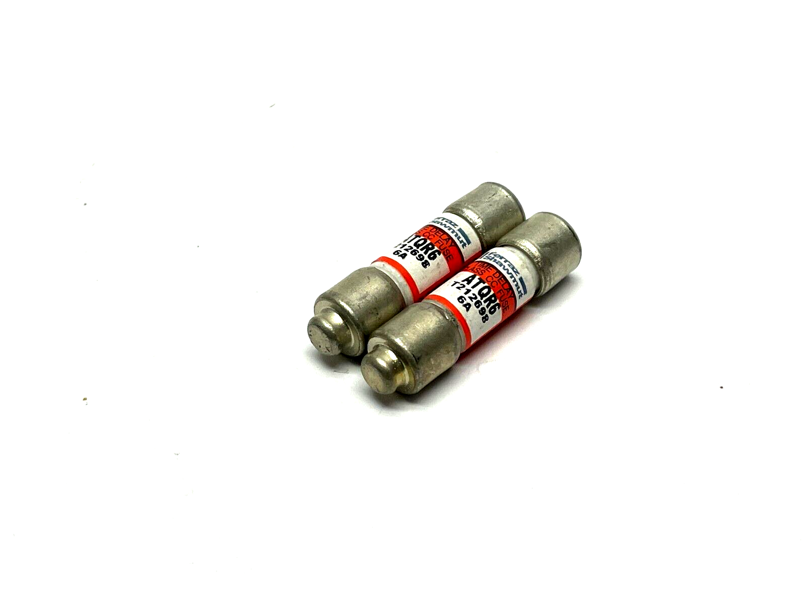 Mersen Ferraz Shawmut ATQR6 Time Delay Class CC Fuse LOT OF 2 - Maverick Industrial Sales