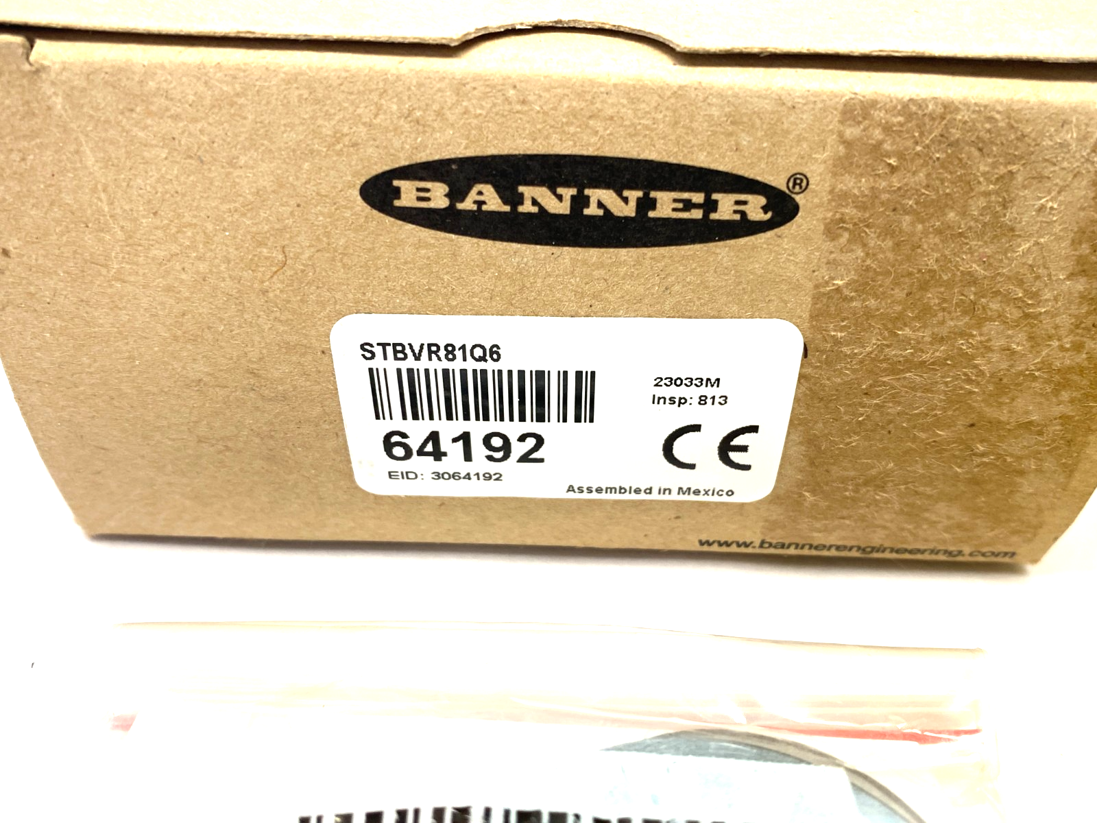 Banner STBVR81Q6 Self-Checking Safety Touch Button Yellow FC M12 Integral 64192 - Maverick Industrial Sales