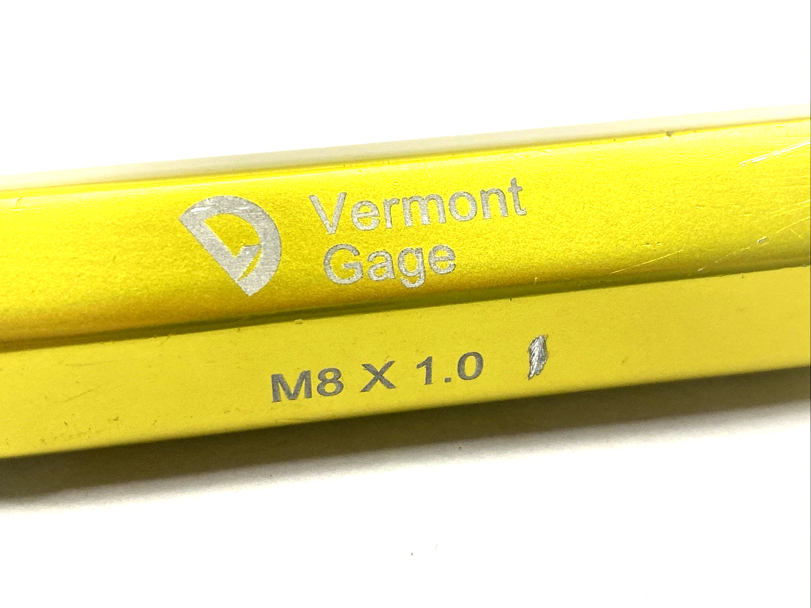Vermont Gage M8 x 1.0 Internal Thread/Thread Plug Gage, Male/GO Only - Maverick Industrial Sales