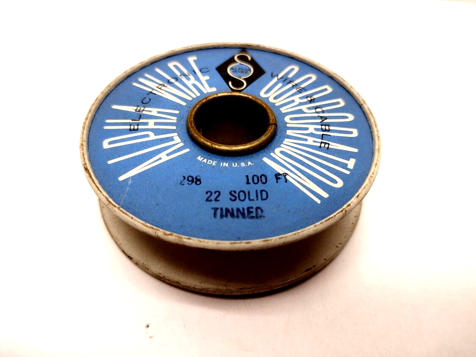 Alpha Wire 298 22AWG Solid Tinned Copper Hook-Up Wire 100Ft, LOT OF 3 - Maverick Industrial Sales